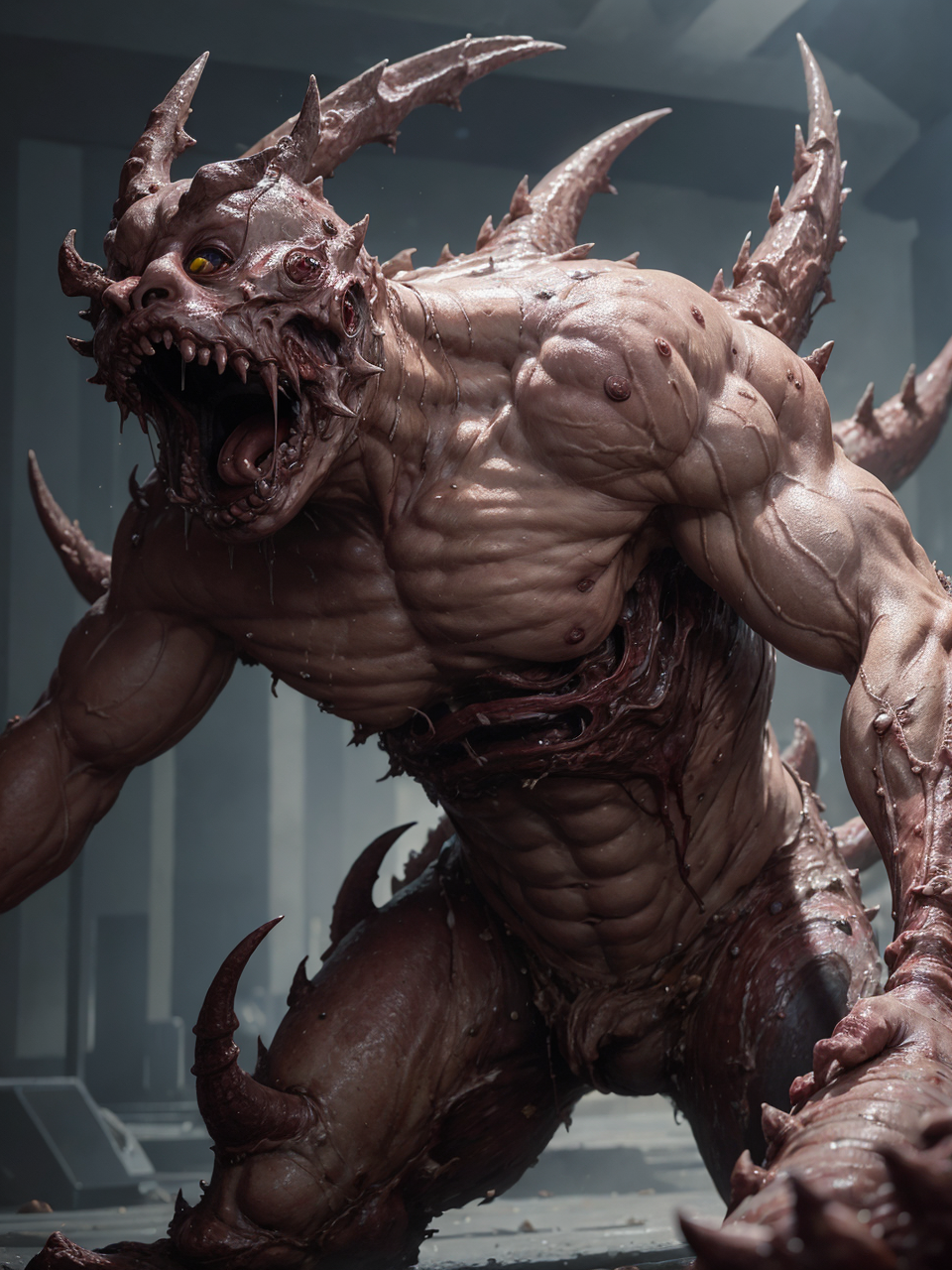 00114-2254545838-a fanz disgusting monster design, body horror creature, _lora_BodHor-V1_0.6_, dof, high definition, detailed, intricate.png